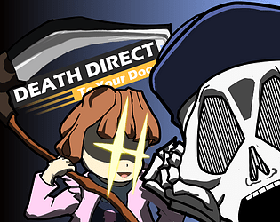 Front Cover for Death Direct to Your Door (Linux and Macintosh and Windows) (Itch.io release)