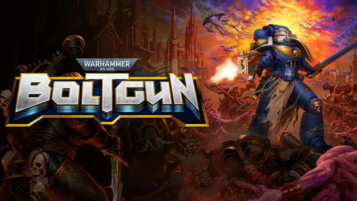 Front Cover for Warhammer 40,000: Boltgun (Nintendo Switch) (download release)