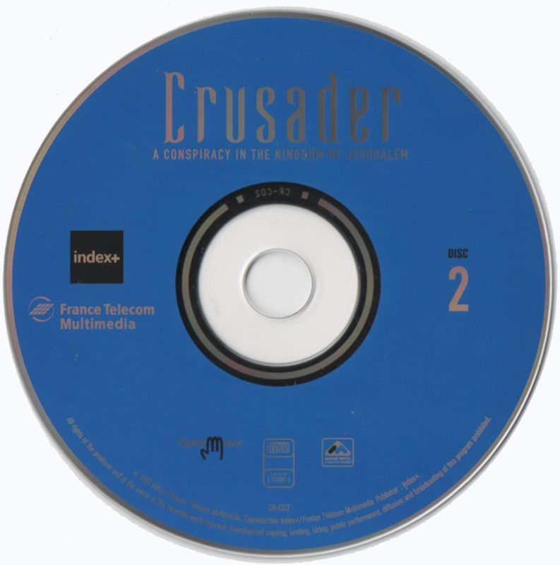 Media for Crusader: Adventure Out of Time (Macintosh and Windows and Windows 3.x): Disc 2