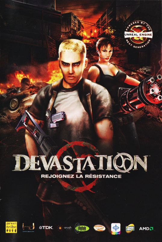 Manual for Devastation (Windows): Front (16-page)