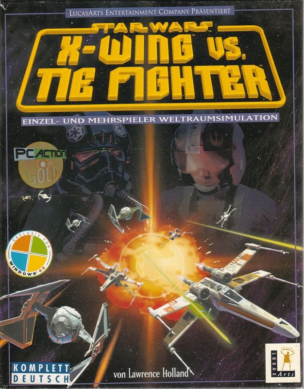 Front Cover for Star Wars: X-Wing Vs. TIE Fighter (Windows) (2nd German Release (Complete German))