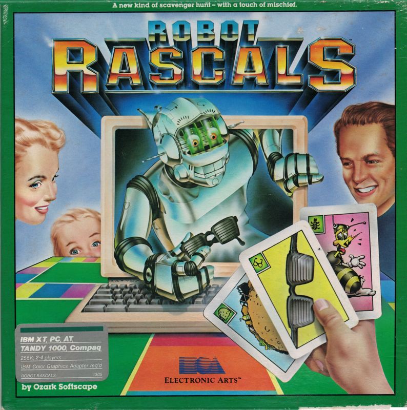 Front Cover for Robot Rascals (DOS)