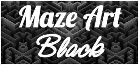 Front Cover for Maze Art: Black (Windows) (Steam release)