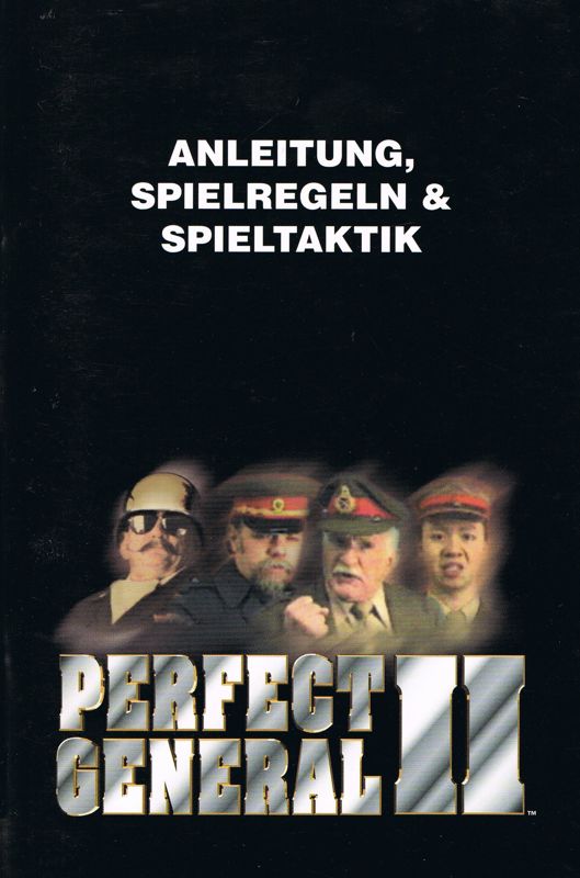 Manual for Perfect General II (DOS): Front