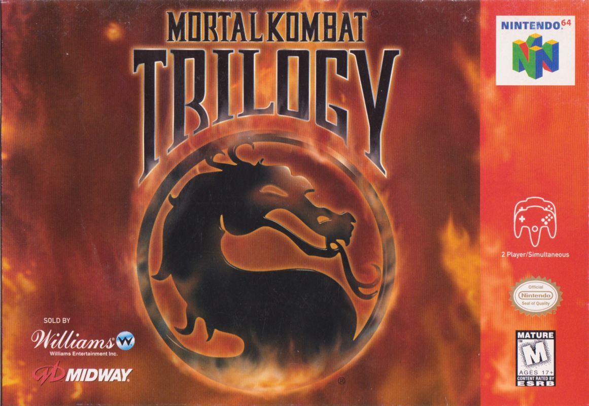 Mortal Kombat Trilogy cover or packaging material MobyGames