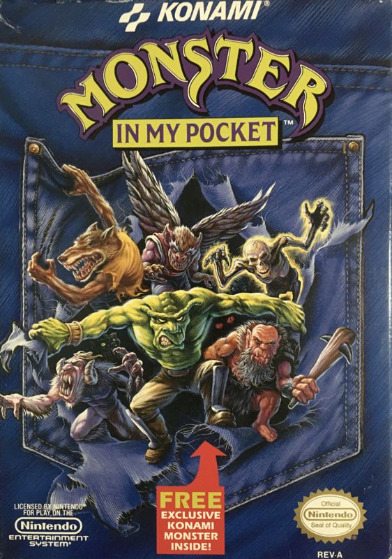 Front Cover for Monster in My Pocket (NES): NTSC