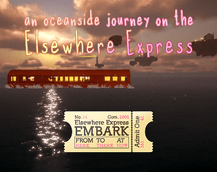 Front Cover for An Oceanside Journey on the Elsewhere Express (Browser) (Itch.io release)