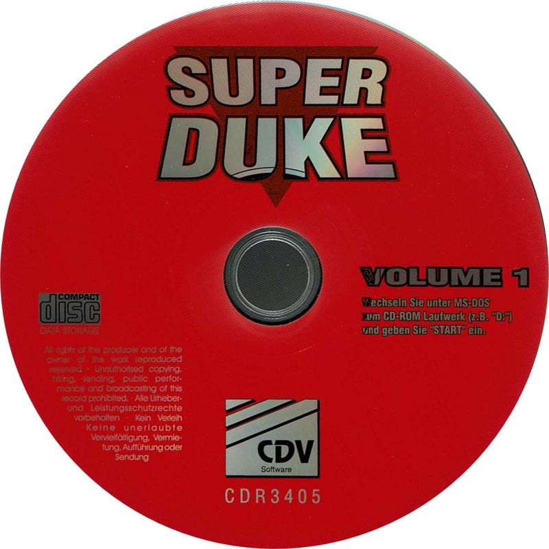 Media for Super Duke: Volume 1 (DOS)