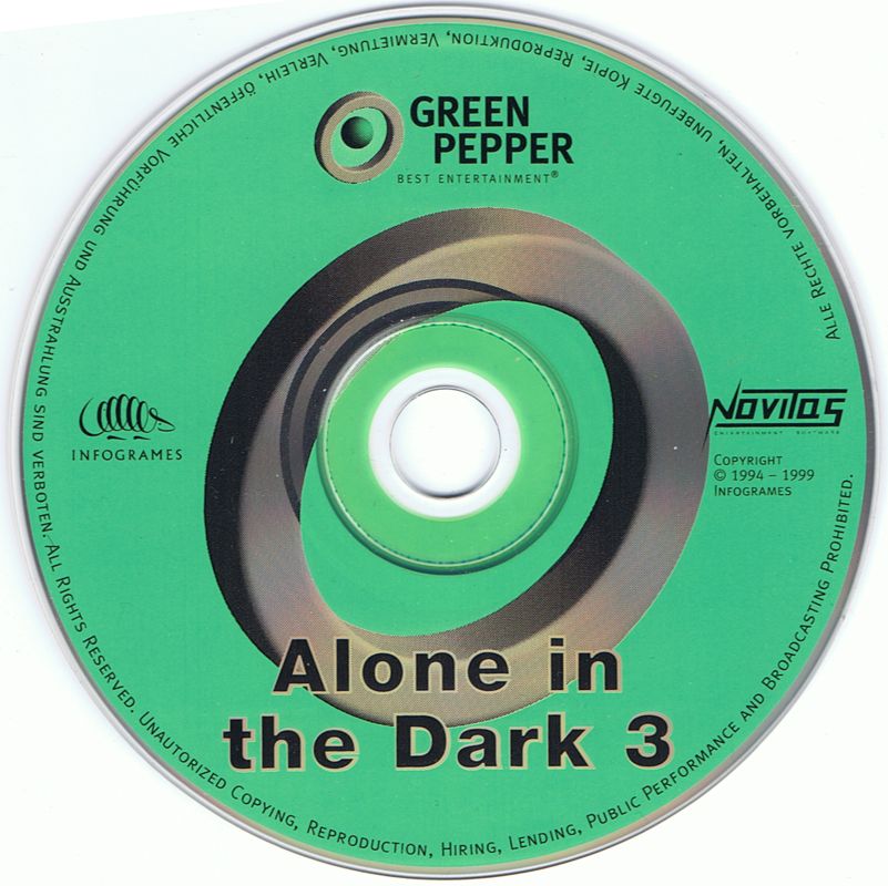 Media for Alone in the Dark 3 (Windows) (Green Pepper release (#61))