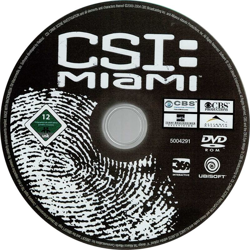 Media for The Complete CSI: Crime Scene Investigation (Windows): CSI Miami