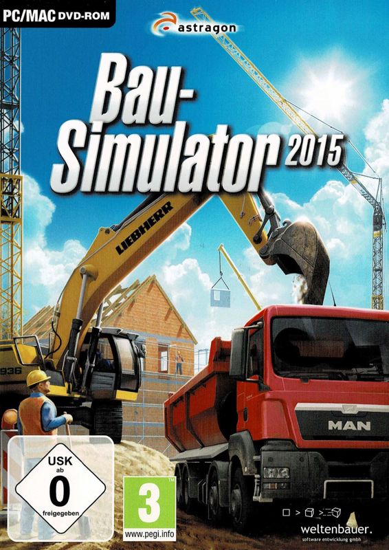 Front Cover for Construction Simulator 2015 (Macintosh and Windows)
