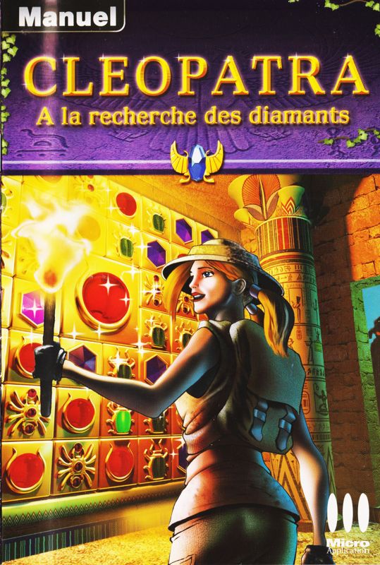 Manual for Jewels of Cleopatra (Windows): Front (16-page)