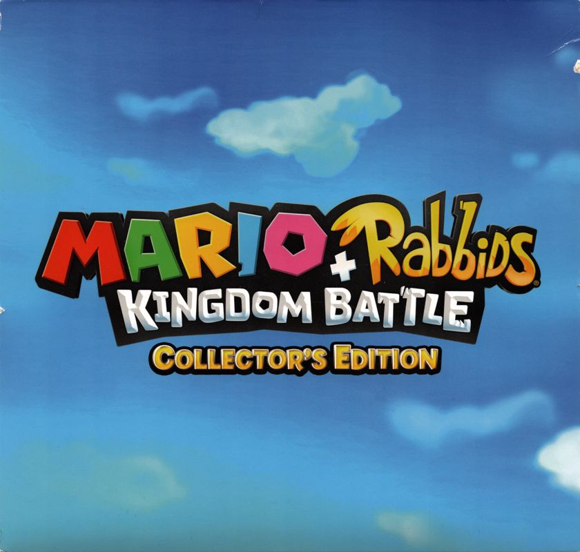 Spine/Sides for Mario + Rabbids: Kingdom Battle (Collector's Edition) (Nintendo Switch) (Platform-independent box with Nintendo Switch specific slipcase): Sleeve/slipcase top