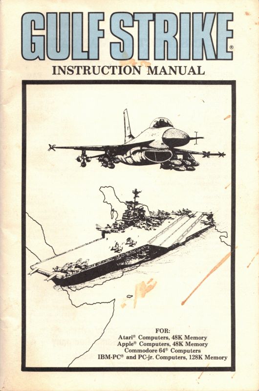 Manual for Gulf Strike (DOS): Front