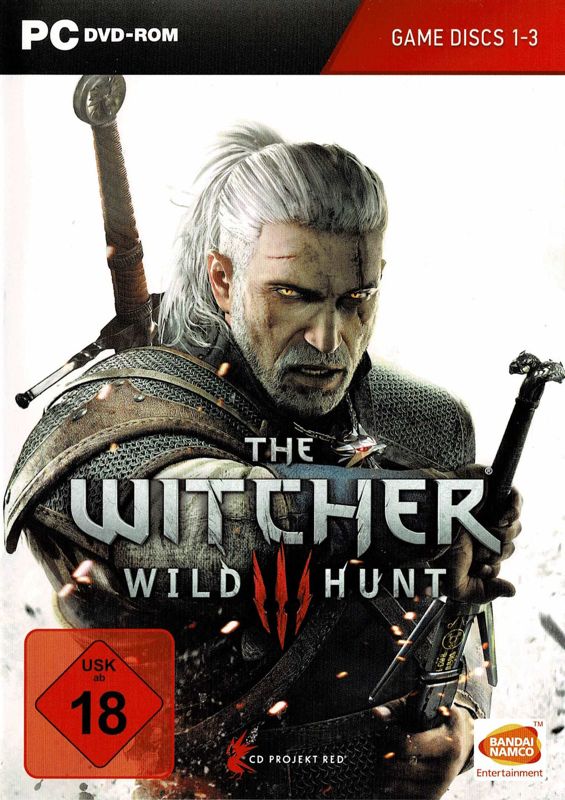 Other for The Witcher 3: Wild Hunt (Windows): Keep Case - Game Discs 1-3 - Front