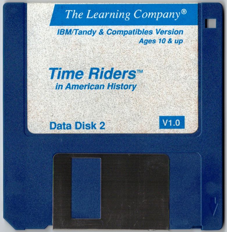 Media for Time Riders in American History (DOS): 3.5" Data Disk 2/3