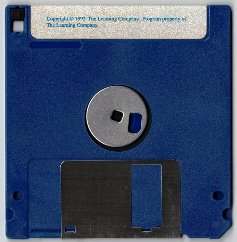 Media for Time Riders in American History (DOS): 3.5" Data Disk reverse