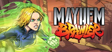 Front Cover for Mayhem Brawler (Windows) (Steam release): Newer cover version