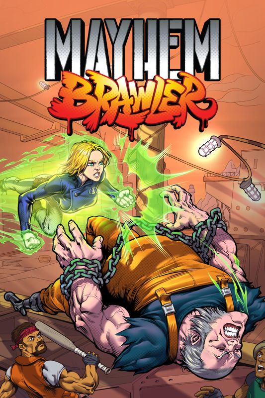 Front Cover for Mayhem Brawler (Xbox One and Xbox Series) (download release): Newer cover version