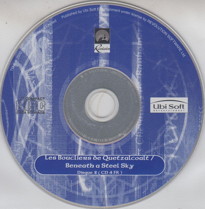 Media for Revolution Classic Adventures (Windows): Broken Sword 2 Disc 2 / Beneath a Steel Sky