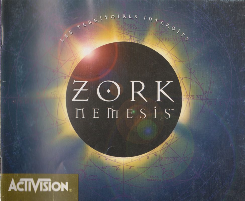 Manual for Zork Nemesis: The Forbidden Lands (DOS and Windows): Front