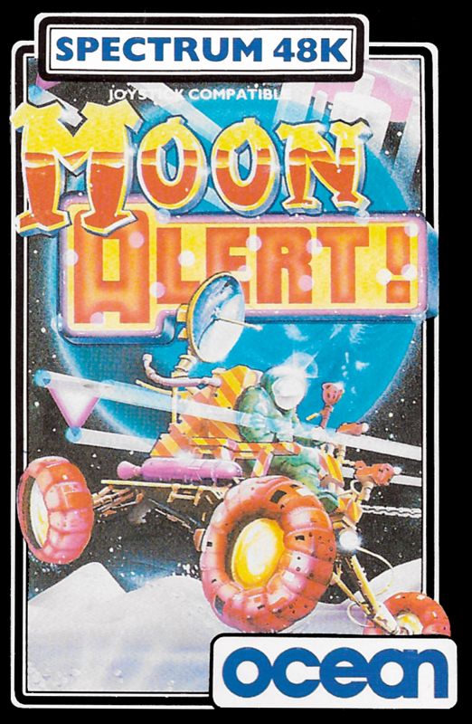 Front Cover for Moon Alert (ZX Spectrum) (Ocean's original release)