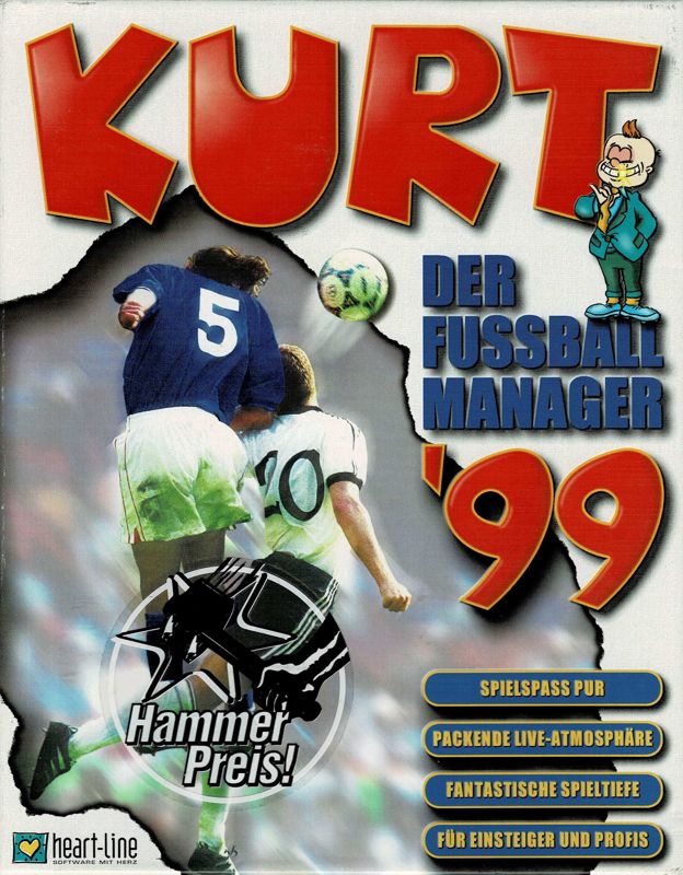 Front Cover for Kurt: Der Fussballmanager '99 (Windows) (Hammer Preis release): schankin-peters@gmx.de