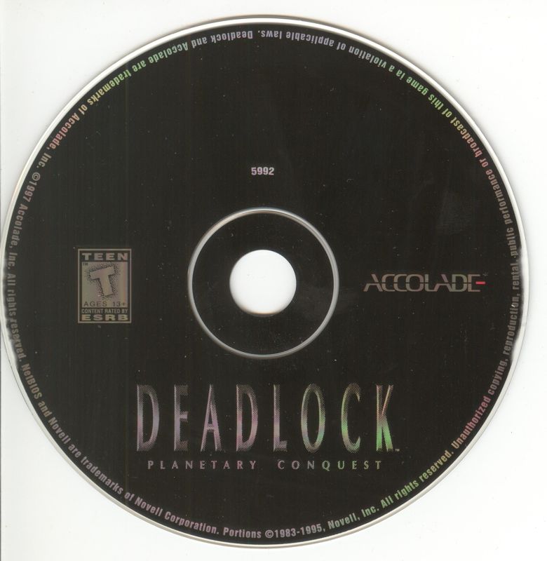 Media for Deadlock: Planetary Conquest (Windows and Windows 3.x) (EA CD-ROM Classics release)