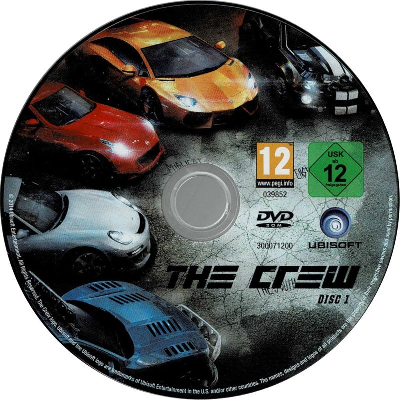 Media for The Crew: Ultimate Edition (Windows): Disc 1