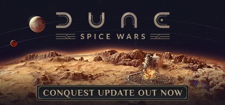 Front Cover for Dune: Spice Wars (Windows) (Steam release): Conquest Update version (22 June 2023)