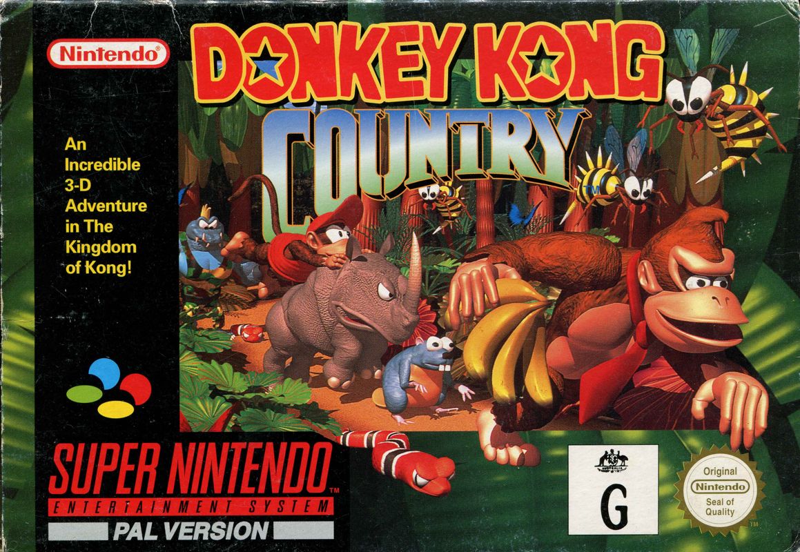 Front Cover for Donkey Kong Country (SNES)