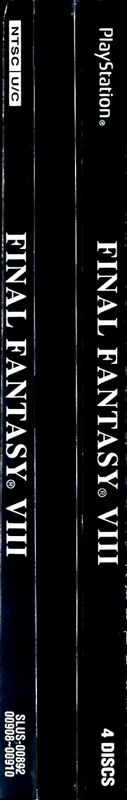 Spine/Sides for Final Fantasy VIII (PlayStation): Left