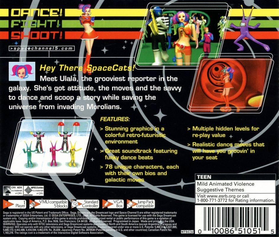 jeu pc dvd mac sega dreamcast collection sonic dx space channel 5