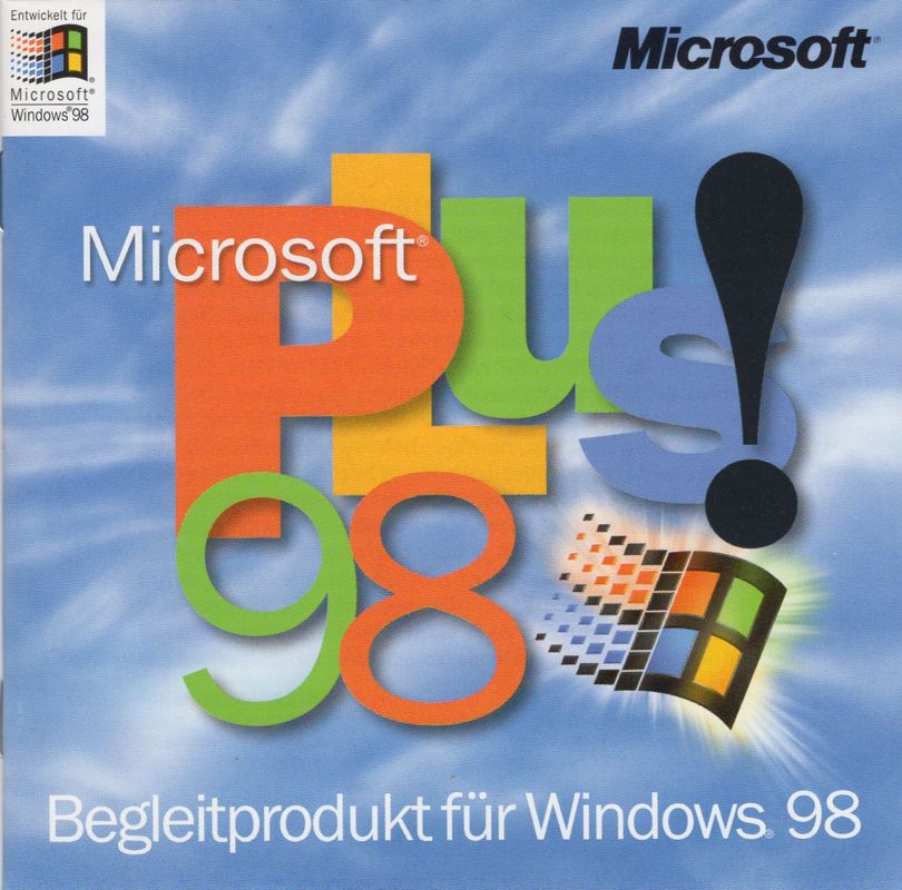 Other for Microsoft Windows Plus! 98 (included games) (Windows): Jewel Case (Booklet) - Front