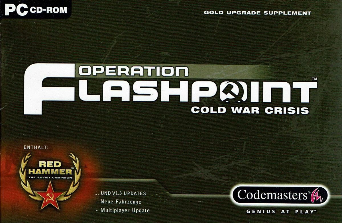 Operation Flashpoint: Gold Upgrade cover or packaging material - MobyGames