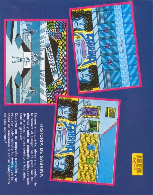 Back Cover for Sabrina (ZX Spectrum)