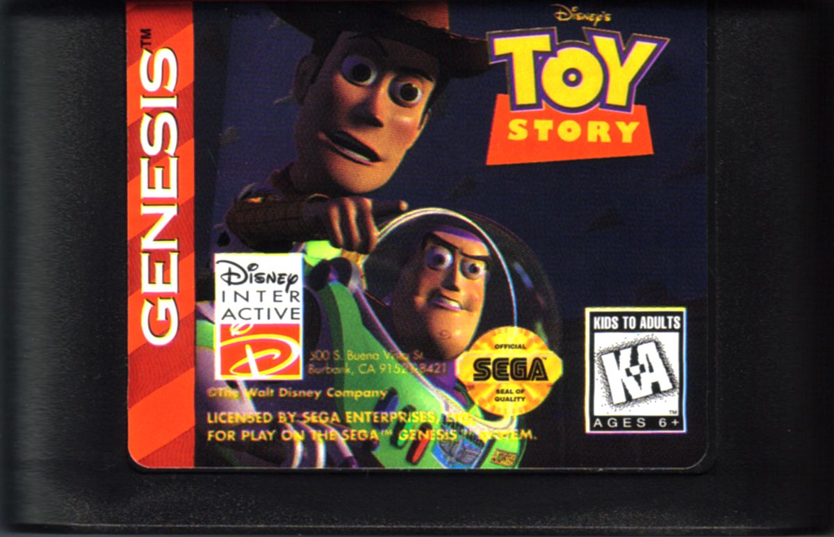 Media for Disney's Toy Story (Genesis)