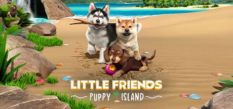 Front Cover for Little Friends: Puppy Island (Windows) (Steam release)