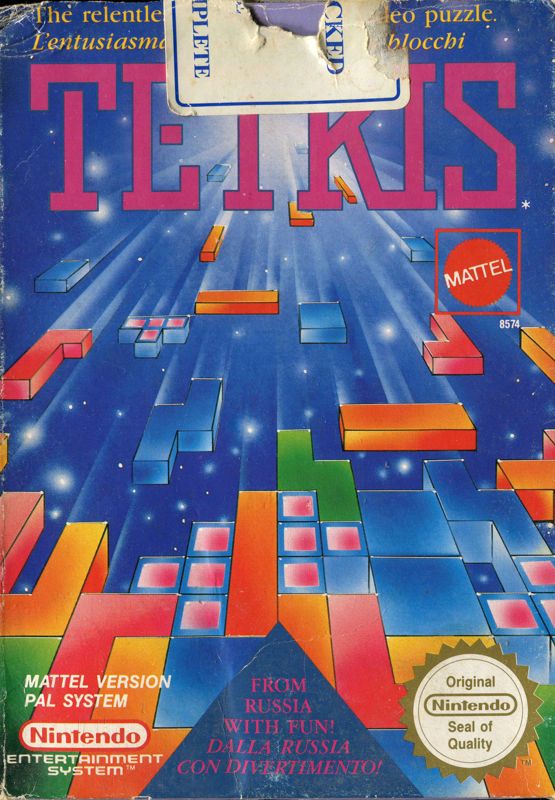 Front Cover for Tetris (NES)