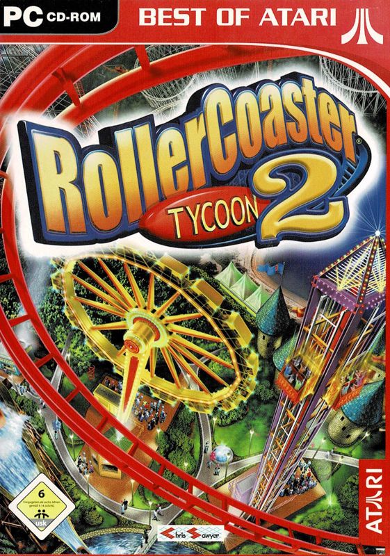 Front Cover for RollerCoaster Tycoon 2 (Windows) (Best of Atari release)