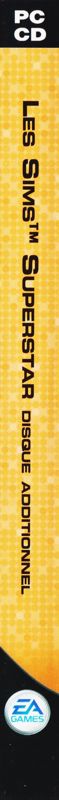 Spine/Sides for The Sims: Superstar (Windows) (Alternate release (with sticker))