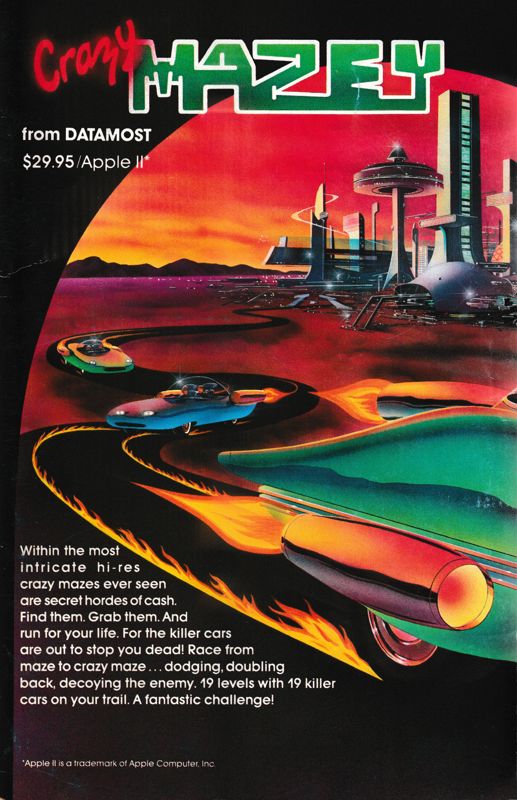 Front Cover for Crazy Mazey (Apple II)