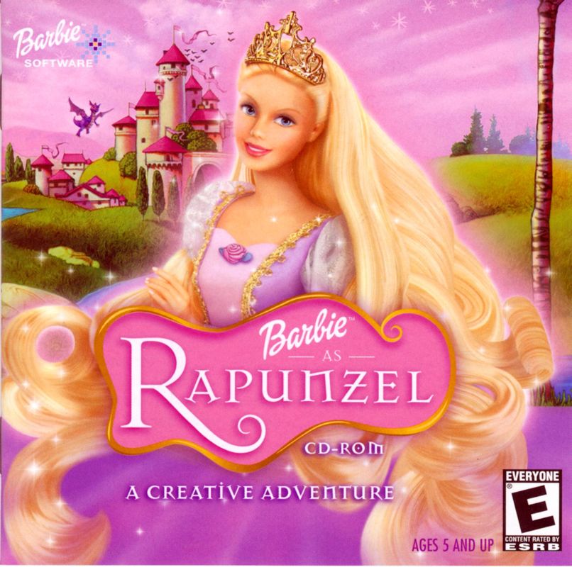 Other for Barbie as Rapunzel: A Creative Adventure (Macintosh and Windows): Jewel Case - Front