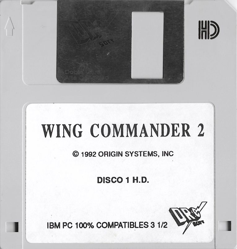 Media for Wing Commander II: Vengeance of the Kilrathi (DOS): Disk 1