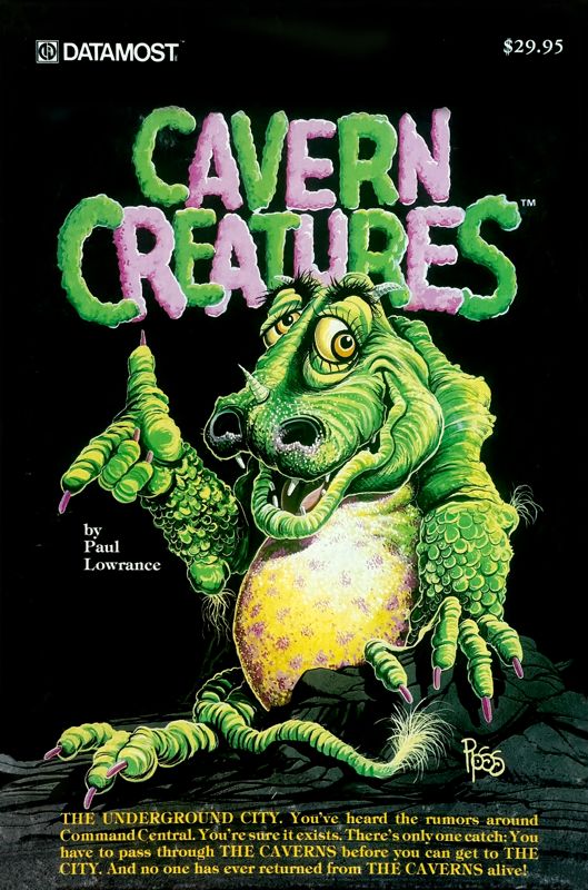 Cavern Creatures Cover Or Packaging Material - MobyGames