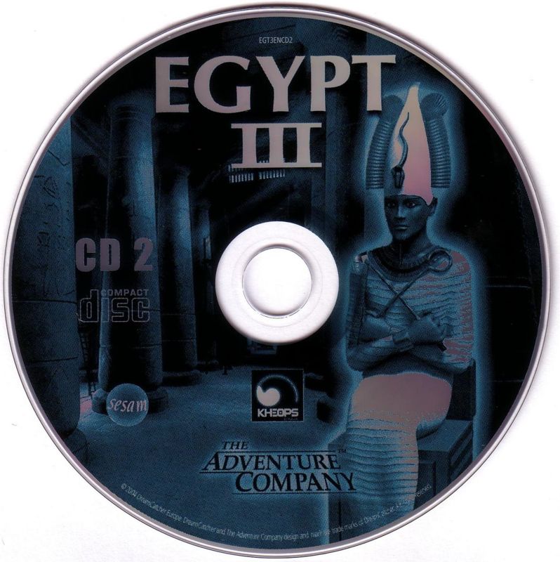 Media for The Egyptian Prophecy (Windows): Disc 2/3