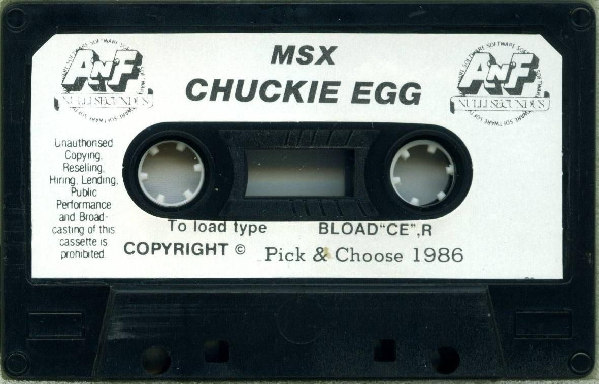 Media for Chuckie Egg (MSX)