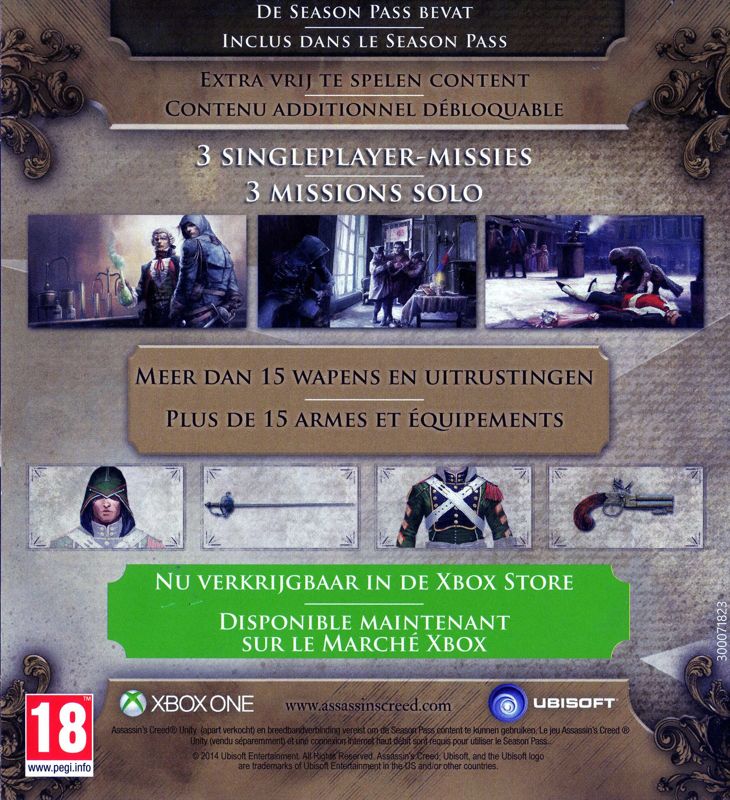 Assassin's Creed Unity (Limited Edition) cover or packaging material