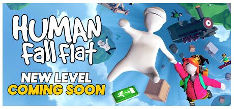 Front Cover for Human: Fall Flat (Macintosh and Windows) (Steam release; after Linux support was discontinued): New Level Coming Soon