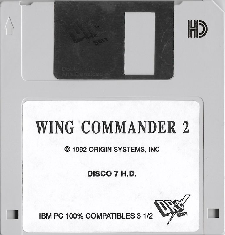 Media for Wing Commander II: Vengeance of the Kilrathi (DOS): Disk 7